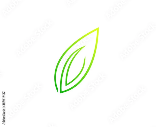 Obraz Green Leaf Logo 2