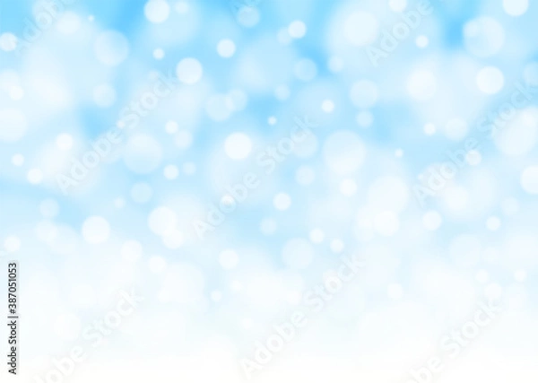 Fototapeta 【背景画像素材】ホワホワした光の背景 ブルー
