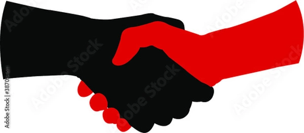 Obraz handshake illustration