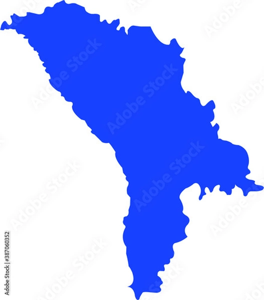 Obraz Moldova map