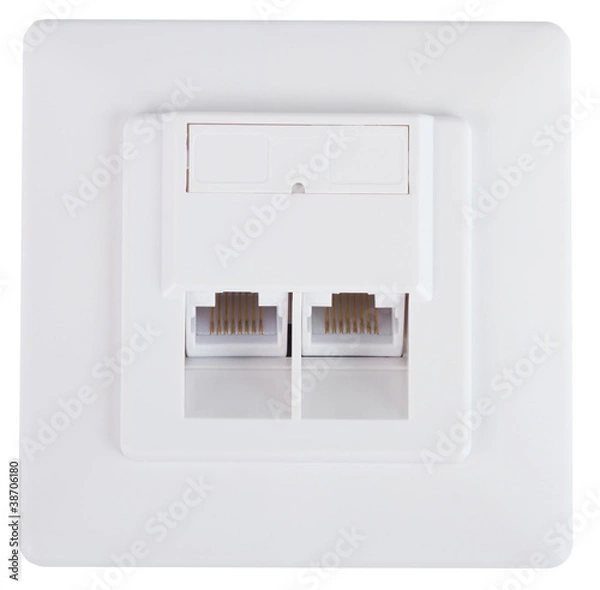 Obraz Netzwerkdose Unterputz