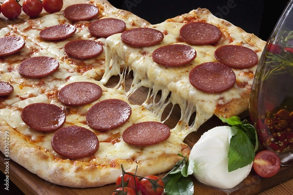 Obraz Pizza Salami