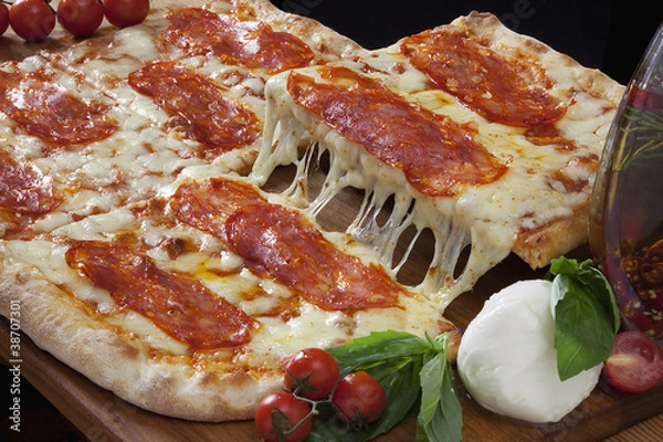 Obraz Pizza Pikante Salami