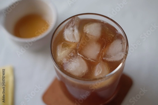 Fototapeta lemon tea 