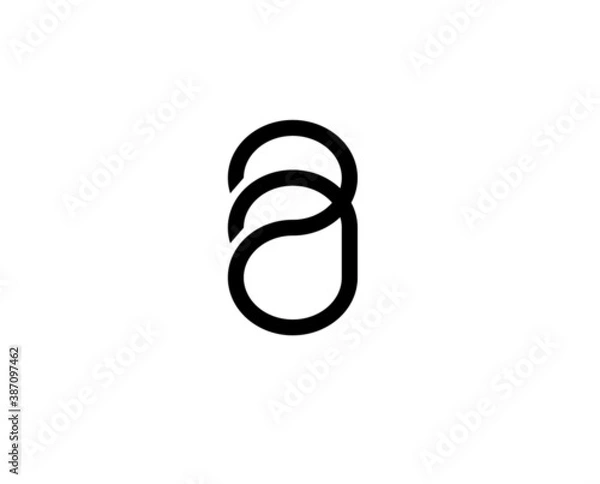 Obraz Simple Letter A Logo