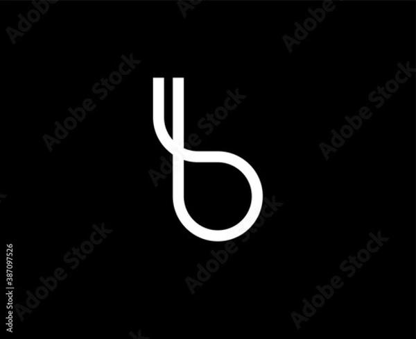 Obraz Simple Letter B Logo