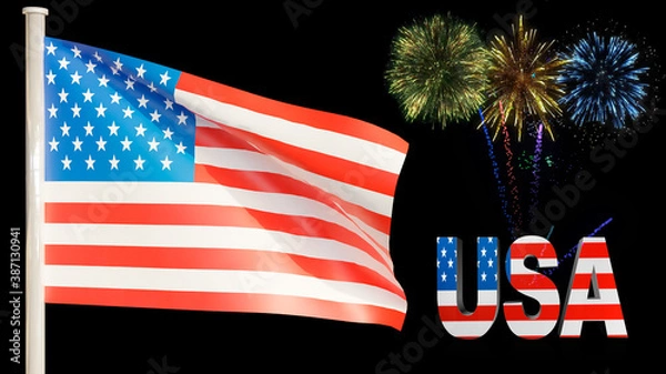 Obraz United States flag