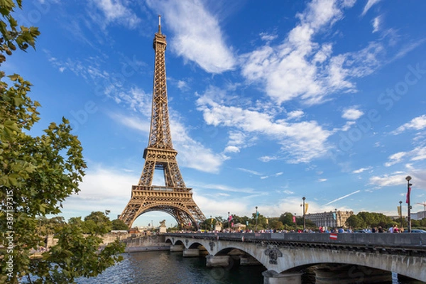 Obraz フランス、パリ、エッフェル塔