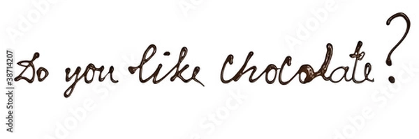 Obraz lubisz czekoladę