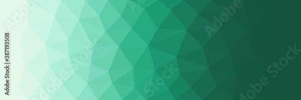 Obraz Abstract  green background. Low poly background.