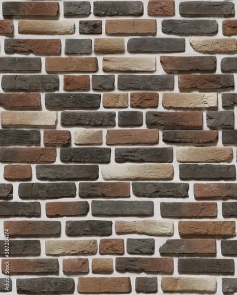 Obraz Masonry wall texture (raster material) 