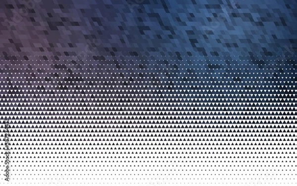 Obraz Light Black vector seamless backdrop with lines, triangles.