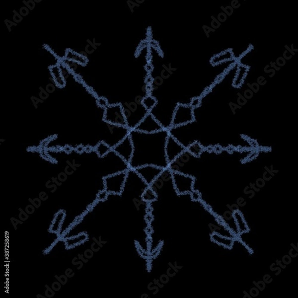 Fototapeta Płatek śniegu 