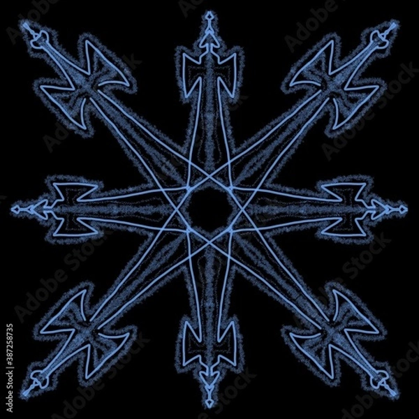 Fototapeta Śnieżynka 