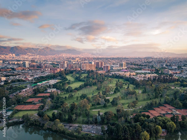 Obraz City drone picture