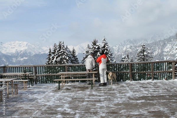 Fototapeta Terrazza in Val Brembana