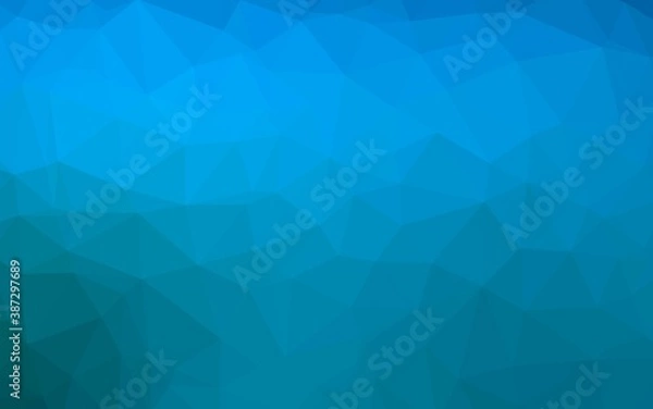 Fototapeta Light BLUE vector shining hexagonal background.