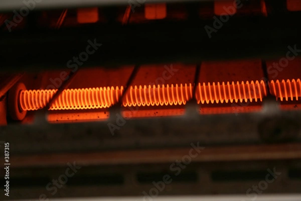 Obraz hot metal coil