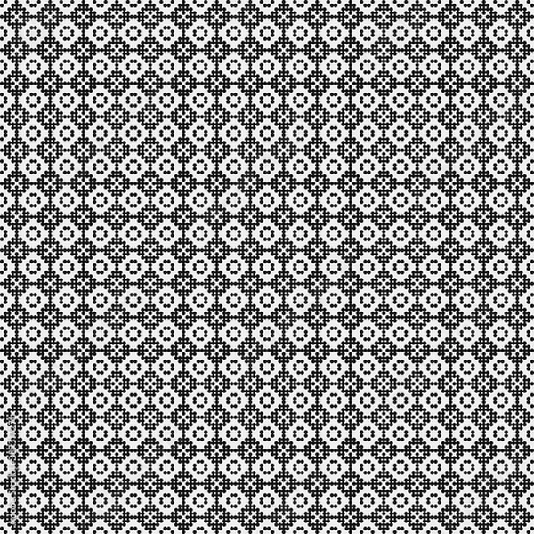 Obraz Abstract Cross Pattern Dots Logo generative computational art illustration