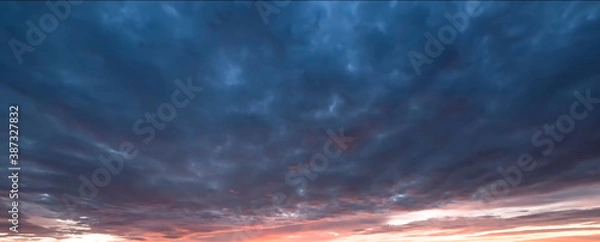 Obraz sunset with clouds