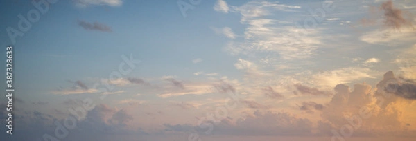 Obraz blue sky with clouds