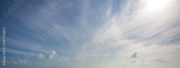 Obraz blue sky with clouds