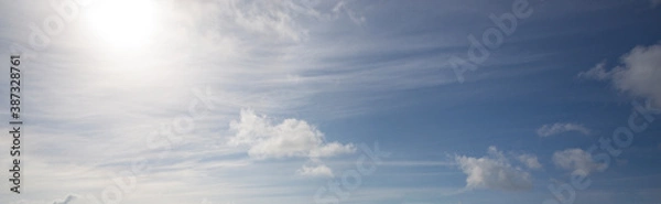 Obraz blue sky with clouds