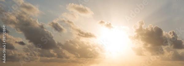 Obraz sunset with clouds