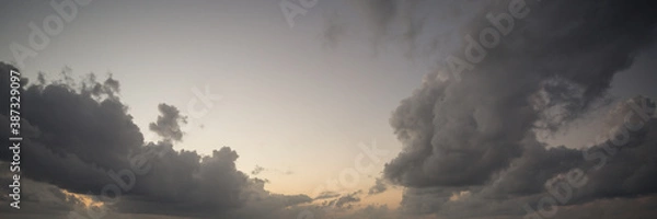 Obraz clouds after sunset