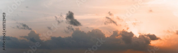 Obraz clouds on sunset