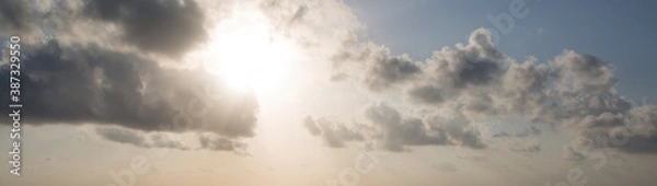 Obraz sun and clouds