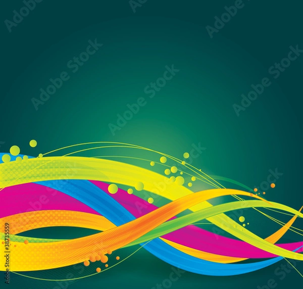 Fototapeta Colorful abstract background