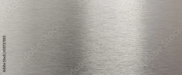 Fototapeta Lśniąca faktura stali nierdzewnej