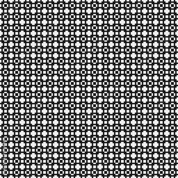 Fototapeta Abstract Cross Pattern Dots Logo generative computational art illustration