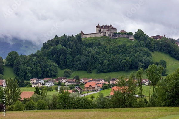 Fototapeta スイス、グリュイエール
