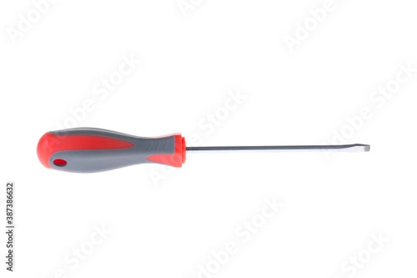Fototapeta Tool flat-blade screwdriver