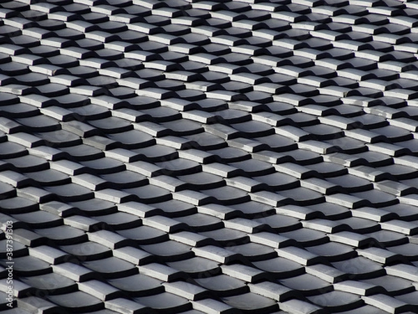 Fototapeta 住宅の屋根瓦