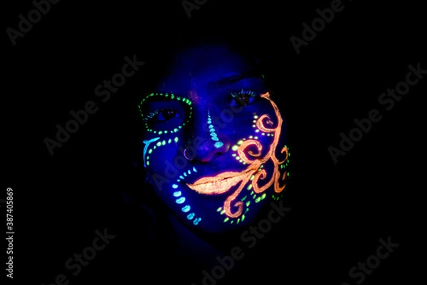 Fototapeta uv light party