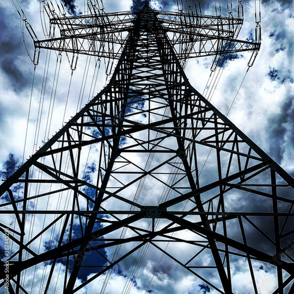 Fototapeta Strommast