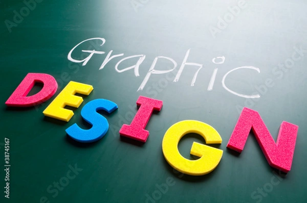 Fototapeta Graphic design concept