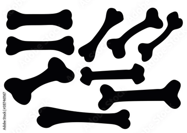 Obraz Dog bones in the set.