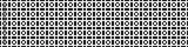 Fototapeta Abstract Cross Pattern Dots Logo generative computational art illustration