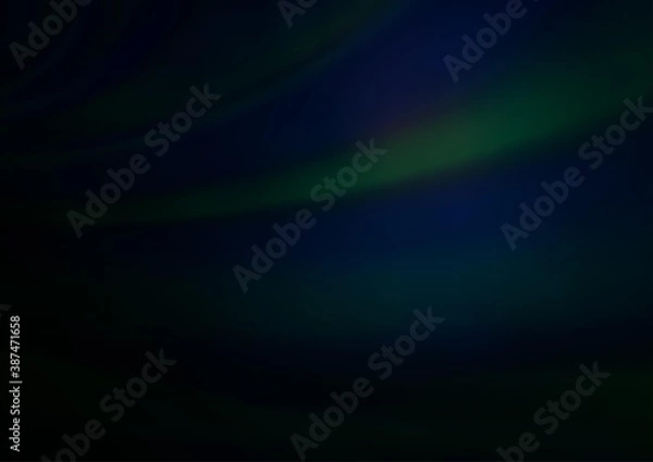 Fototapeta Dark BLUE vector glossy bokeh pattern.