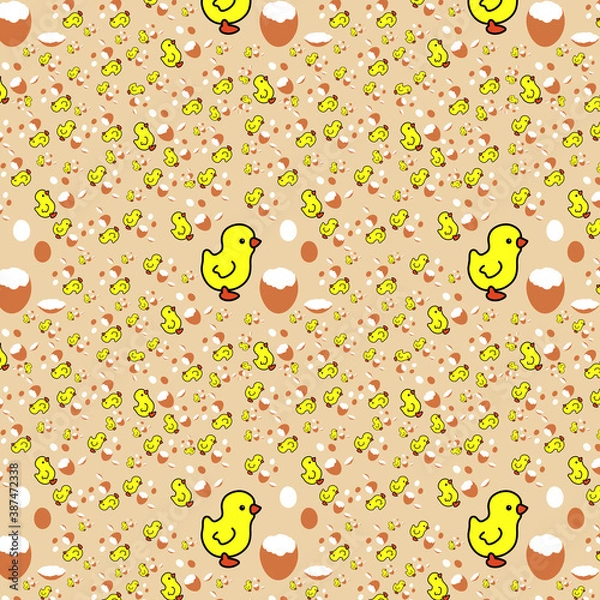 Fototapeta Chicken pattern