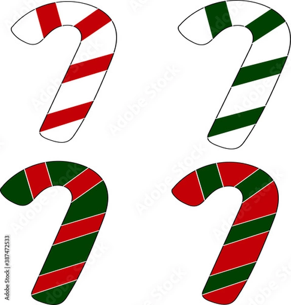 Fototapeta Candy Cane