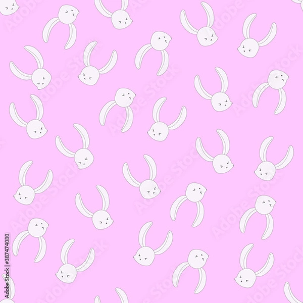 Fototapeta Rabbit Pattern