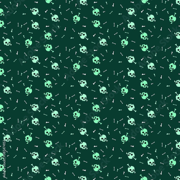 Fototapeta Skull Pattern