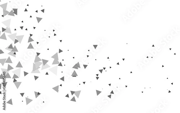 Fototapeta Light Silver, Gray vector pattern in polygonal style.
