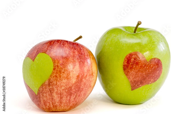 Obraz two lovers apples