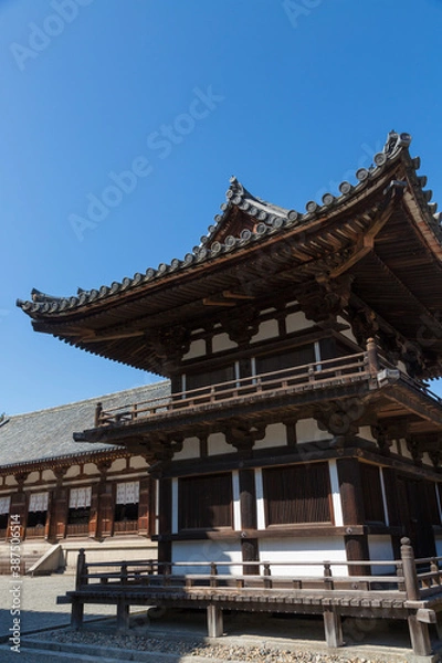 Fototapeta 唐招提寺の鼓楼